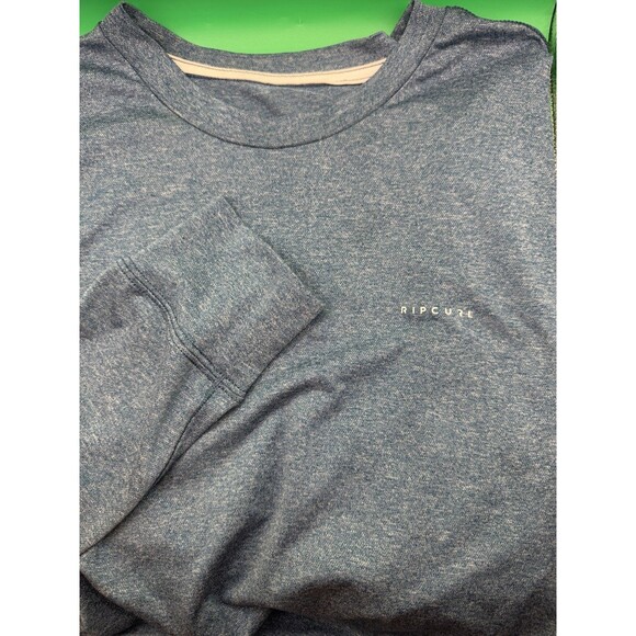 Rip Curl Men’s Long Sleeve UPF50 Relaxed Fit Rash Guard Shirt XL Blue - Picture 4 of 7